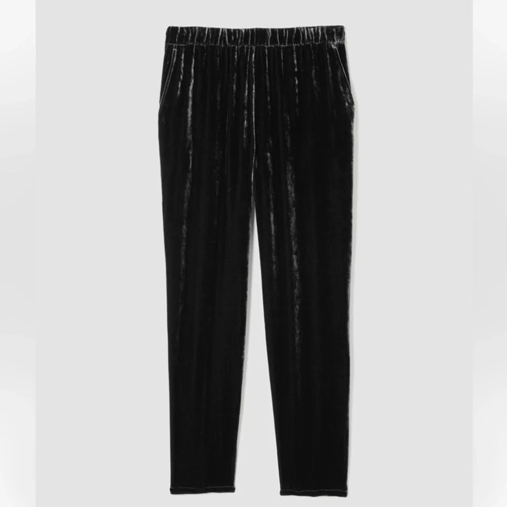 A19 Eileen‎ Fisher Velvet Tapered Pant